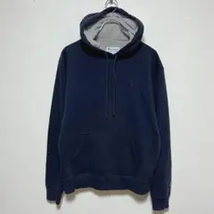 championプルオーバー スウェットパーカー　ロゴ　ネイビー