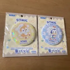 SONIC & FRIENDS × Sanrio 缶バッジ　セット