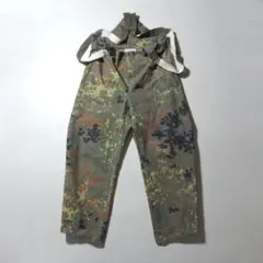 【実物】90s ドイツ軍 フレクターカモ オーバーパンツ サスペンダー付