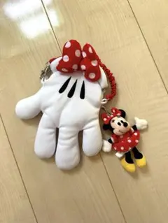 ミニー　ハンド　手　小物ケース　ミニーちゃん付き