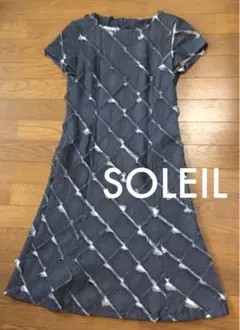 SOLEIL 日本製　半袖ワンピースのサムネイル