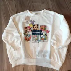 新品タグ付き　littc リトシー　ディズニー　トレーナー　110cm