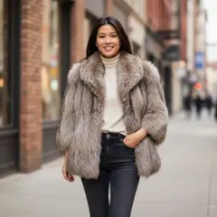 みかんちゃん様　Saga fox ファースヌード⭐︎ライトグレージュ⭐︎新品未使用 2025年最新】saga fox コートの人気アイテム - メルカリ