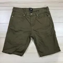 H&M オリーブグリーン ショートパンツ US30インチ