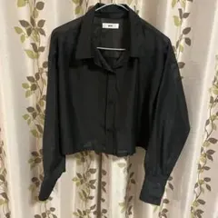 WEGO シアーシャツ ブラック Fのサムネイル