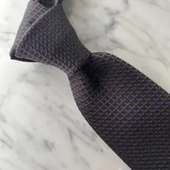 【新品】ブラウン×ブルーマイクロ柄