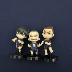 ハイキュー‼︎ チョコエッグ　烏野高校　東根旭　田中龍之介　影山飛雄