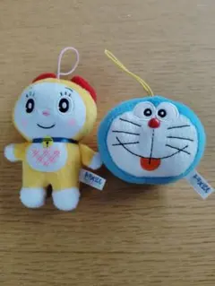 ドラえもん・ドラミちゃん マスコットセット ストラップ付き