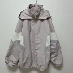 美品　COLZA フード付きブルゾン ピンク　ライトグレー Mサイズ