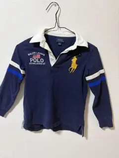 Ralph Lauren Polo 長袖ポロシャツ 120/66 ネイビー