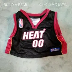 ビルド・ア・ベア　NBA　Miami Heat　ユニフォーム　ぬいぐるみ　お洋服のサムネイル