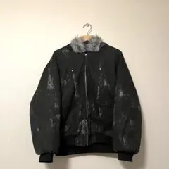 短丈 ファージャケット grunge n2b y2k opium fur