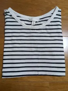 H&M ボーダー Tシャツ Lサイズのサムネイル