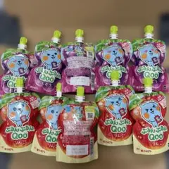 ぷるんぷるんQoo クー ゼリー飲料 ぶどう りんご　10個セット