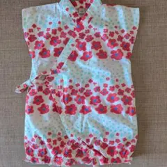 OCEAN&GROUND　花柄 半袖甚平 70サイズ