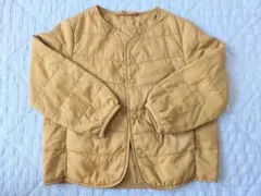 UNIQLO ライトウォームパデットコンパクトジャケット マスタード 90