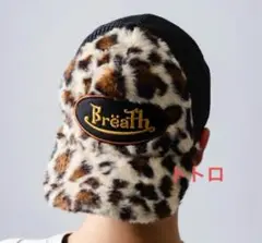BREATH FAUX LEOPARD FUR CAP BROWN ブレス