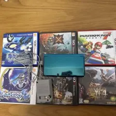 ニンテンドー3DS 本体 青 ゲームソフト6本セット