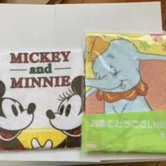 ディズニー　タオル　2枚組