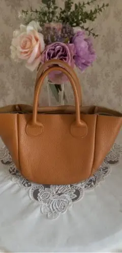 シボ革 トートバッグ