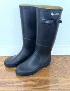 AIGLEエーグルラバーレインブーツロング36