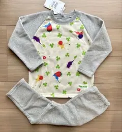 【新品】Pikmin ピクミン 長袖パジャマ 110㎝　グレー