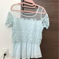 リエンダ rienda トップス レース 花柄 新品 未使用 値下げしました！
