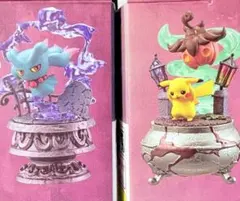 リーメント　ポケモン　リトルナイトコレクション2 ピカチュウ&バケッチャ ムウマ