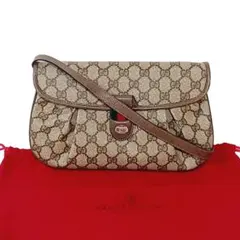 希少 GUCCI オールドグッチ ヴィンテージ シェリーライン GGロゴ 金具