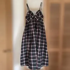 KBF チェックワンピース