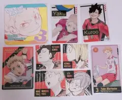 ハイキュー　ファンパーク　コースター　クリアカード　スクエアステッカー　音駒