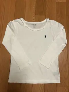 【格安】Polo Ralph Lauren 白　長袖　110 4歳　ロンT