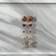 耳ツボジュエリー 10粒 魔法陣 コンパクト ハート