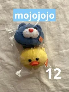 mojojojo フェイスポーチBC ひよこ　青ネコ　12
