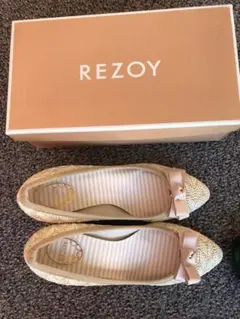 Rezoy 清楚パンプス ウェッジコルクソール ベージュピンクのサムネイル