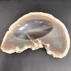 【S】天然石 メノウ アゲート瑪瑙 トレイ 置物