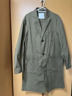 春トレンチコート　ミリタリー　カーキ　値下げ