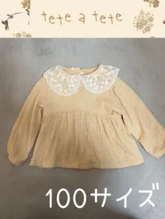 ＊used＊バースデイ購入品＊tete a tete ＊レース襟トップス