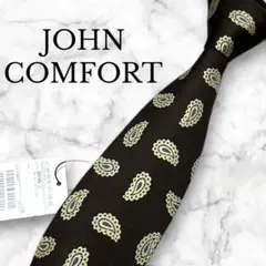 【未使用】JOHN COMFORT ジョンコンフォート　ネクタイ　ペイズリー