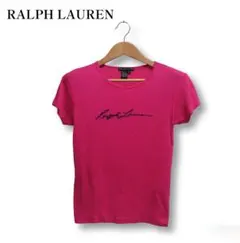 RALPH LAUREN SPORT 半袖Tシャツ L ピンク 綿100%のサムネイル