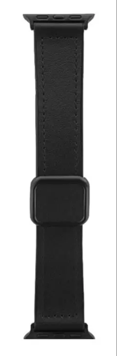 ルプラスネクスト AppleWatchラバーマグネットレザーバンド ブラック