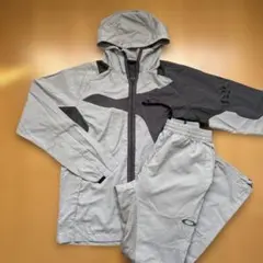 Oakley ジャージ上下セット グレー　M