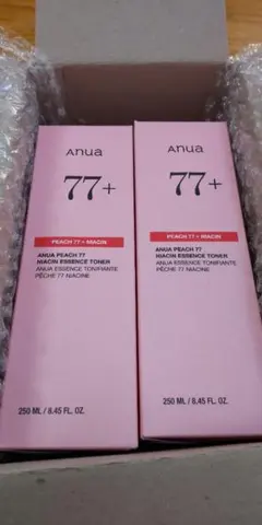 ※新品未開封※anua77+化粧水250ml　桃
