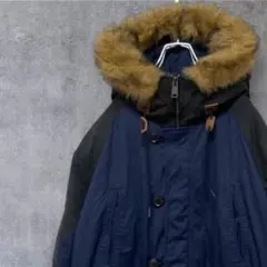 こ*ー様 MLB ヤンキース　ダウンジャケット　ネイビー　メンズ　XL 肩ロゴ