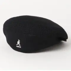 KANGOL カンゴール ハンチング 帽子 キッズ 黒 オーバーライト 子供