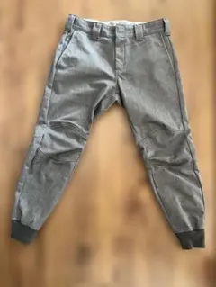 ⭐︎美品 Dickies TCツイル ボンディング 裾リブ ジョガーパンツ グレー