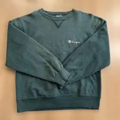 Champion クルーネック スウェット M ダークグリーンのサムネイル
