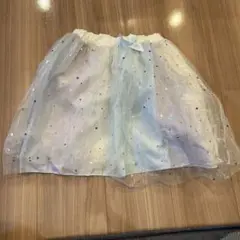 スカート　120 ふわふわ　チュール　レース ハロウィン