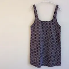 【ZARA】ザラ　幾何学模様　スクエアネック　キャミソール　チュニック　Sサイズのサムネイル