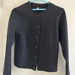 無印良品　カーディガン黒